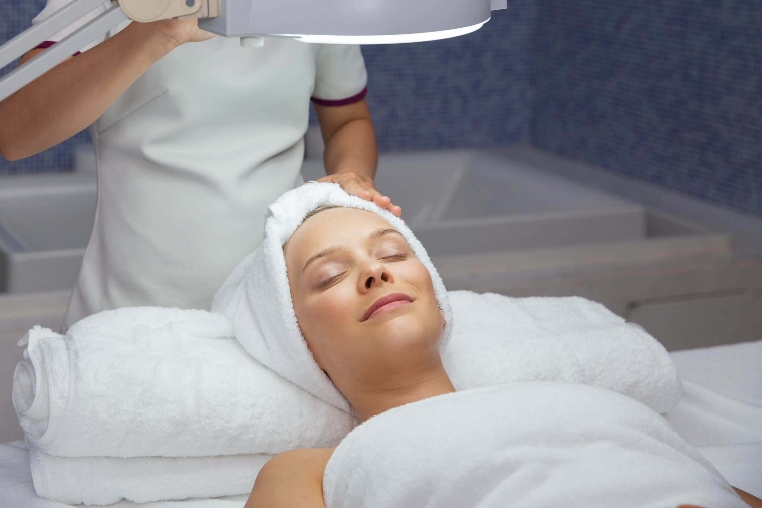 Skin Analysis During Professional Facial